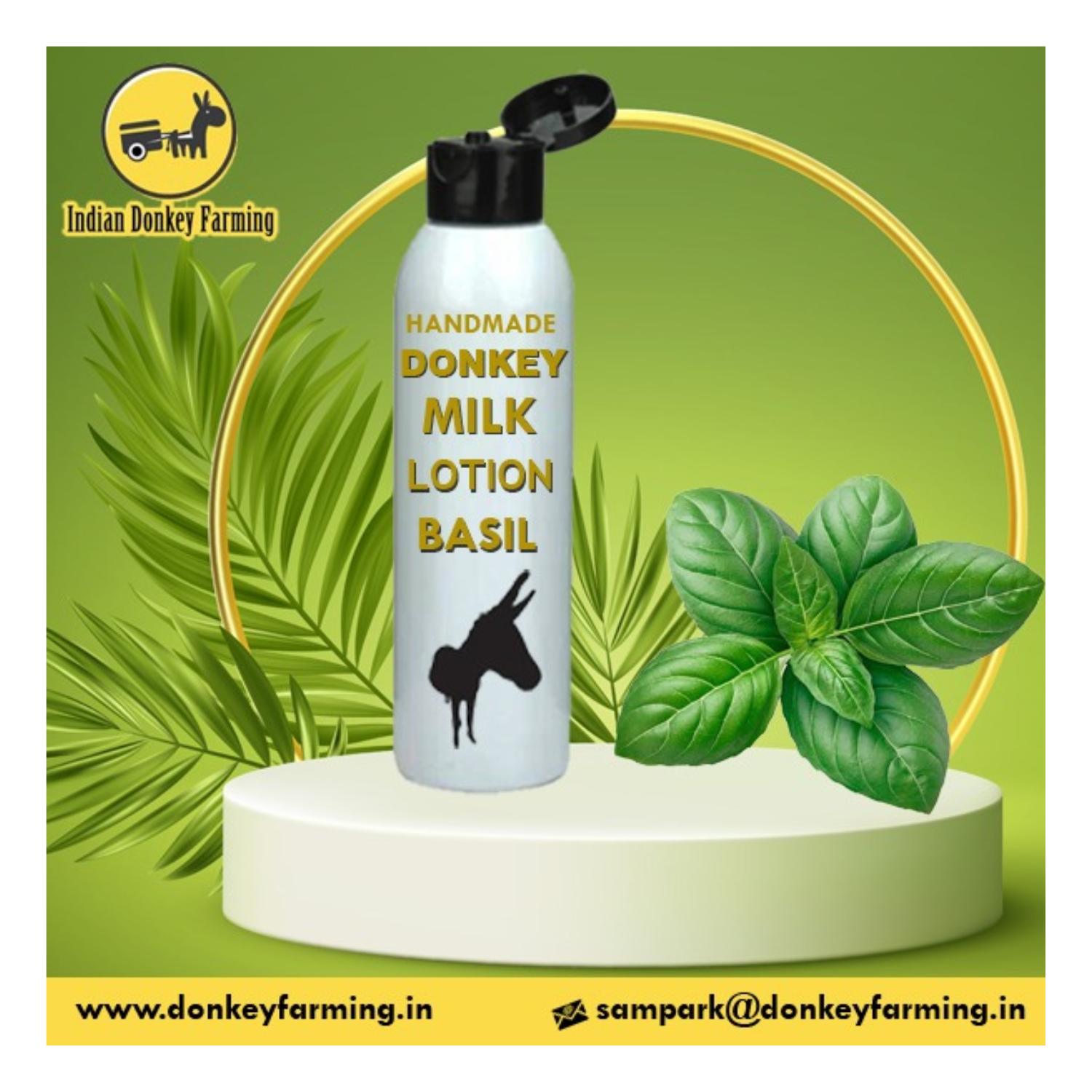 Donkey Milk Lotion Basil